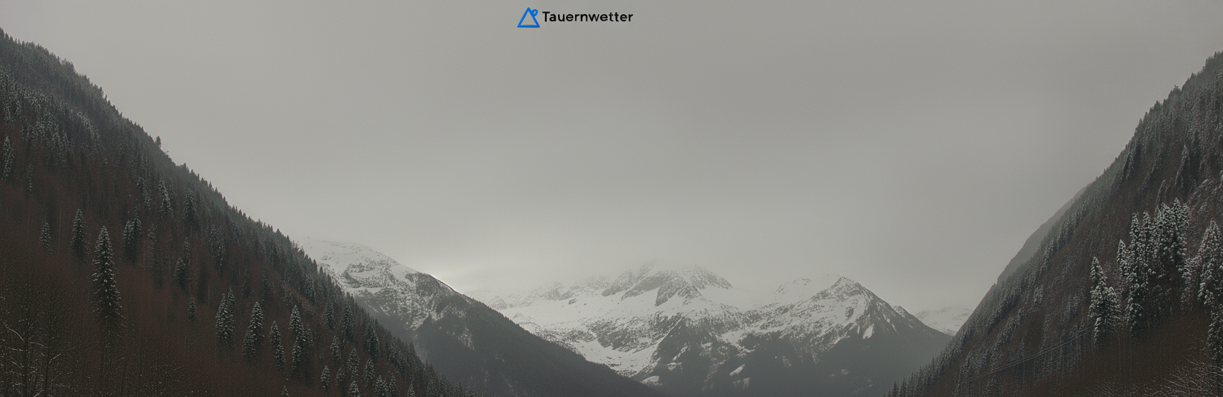 Leichter Schneefall in Mallnitz