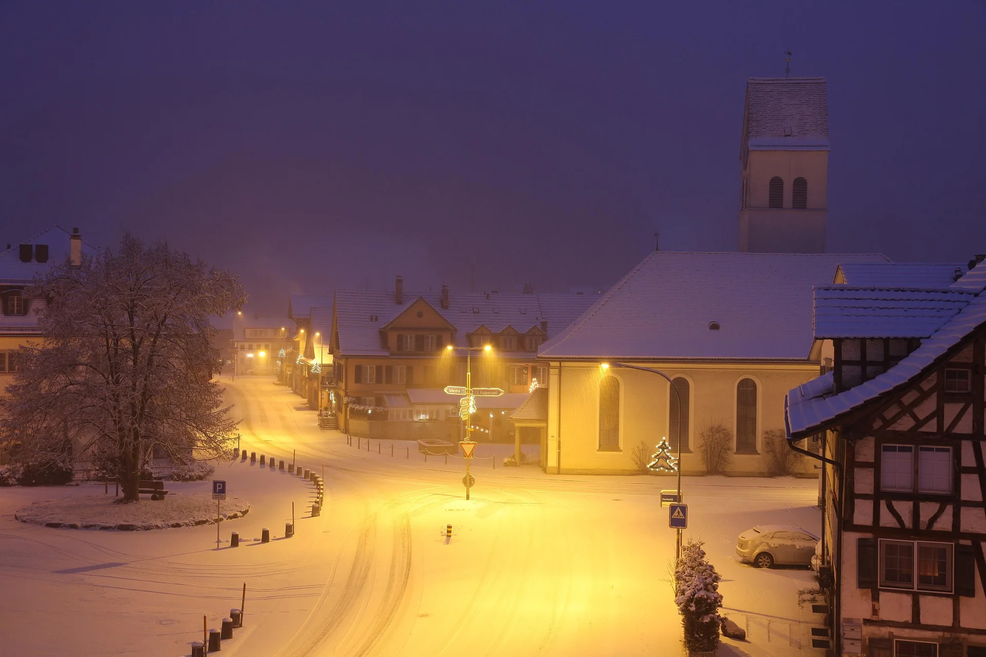 Verschneite Winterlandschaft in Kärnten nach Italientief im Jänner 2026