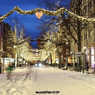 Schneefall zu Weihnachten 2025