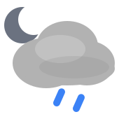 Leichte Regenschauer