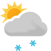 Leichte Schneeschauer