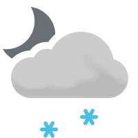 Leichte Schneeschauer