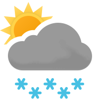 Starke Schneeschauer