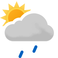 Leichte Regenschauer